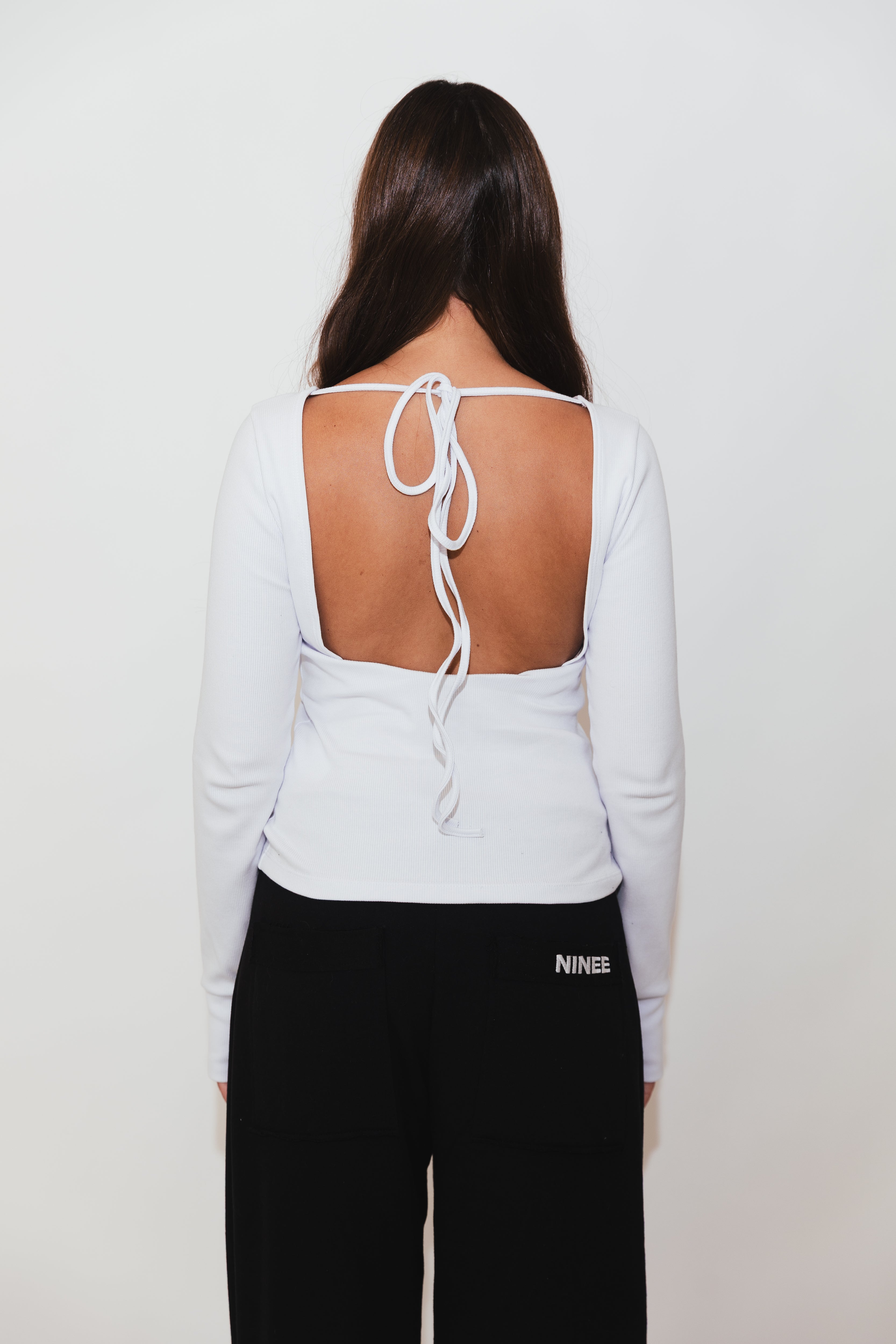 Backless Manga Longa