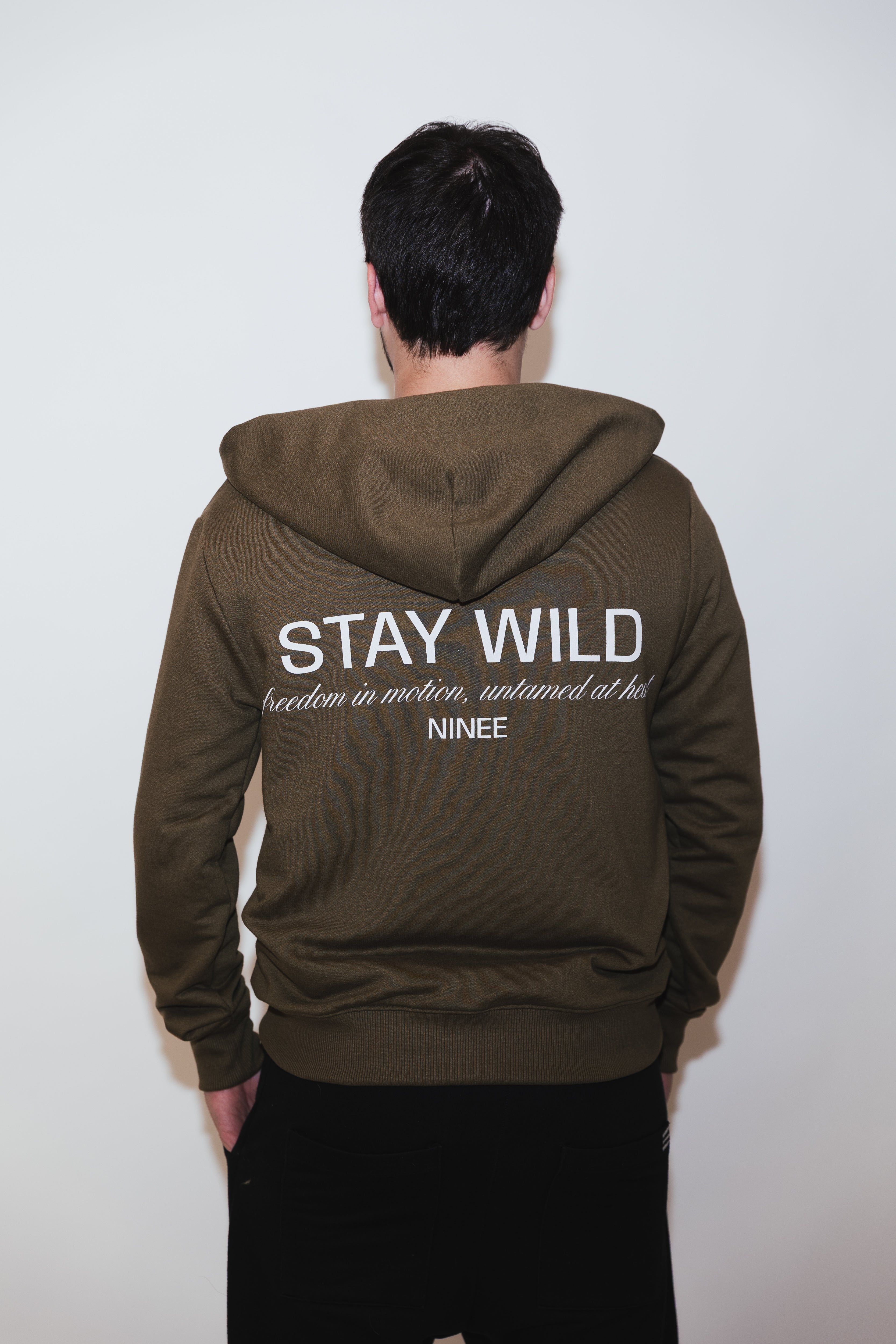 MOLETOM ZIPPERED LIMITED STAY WILD