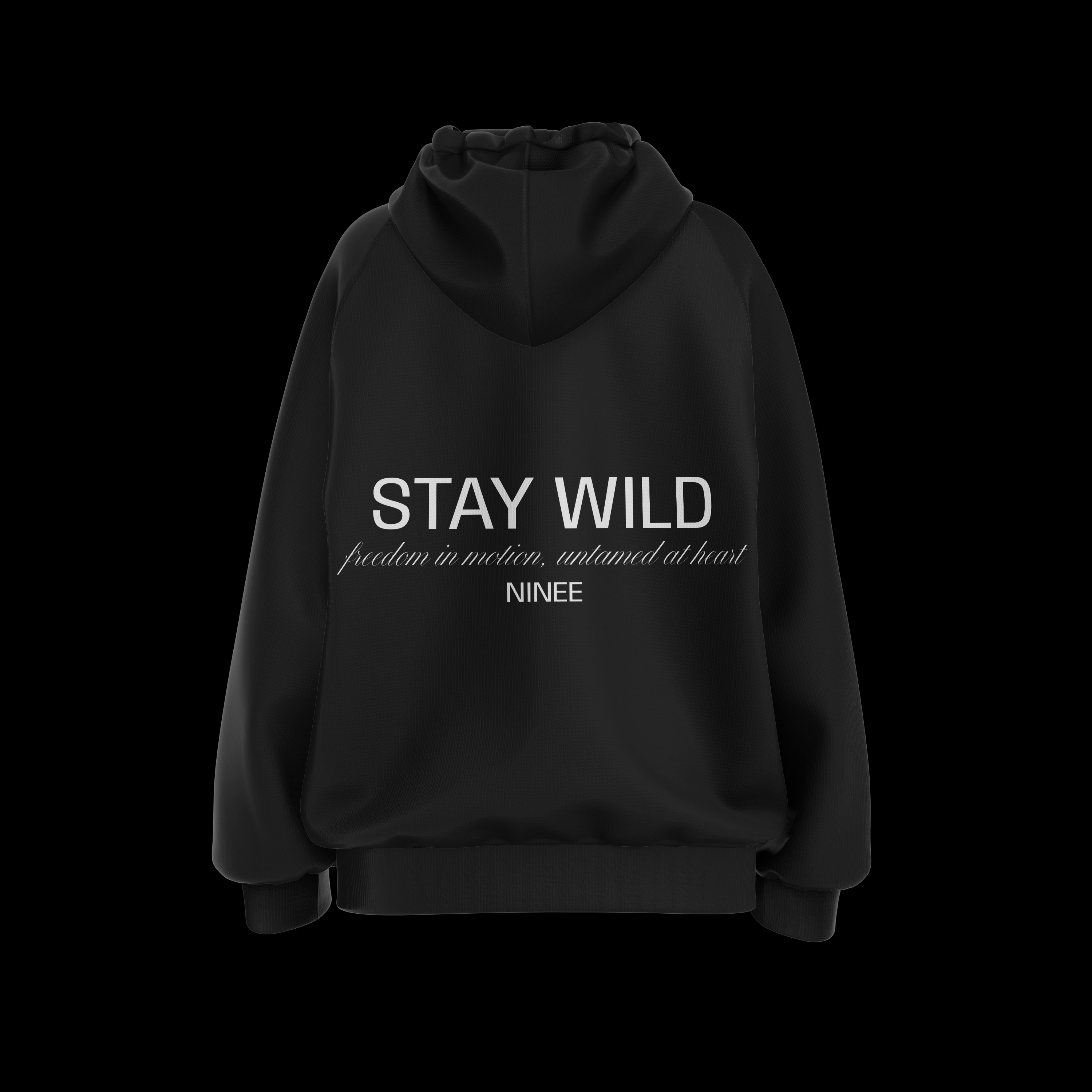 MOLETOM ZIPPERED LIMITED STAY WILD