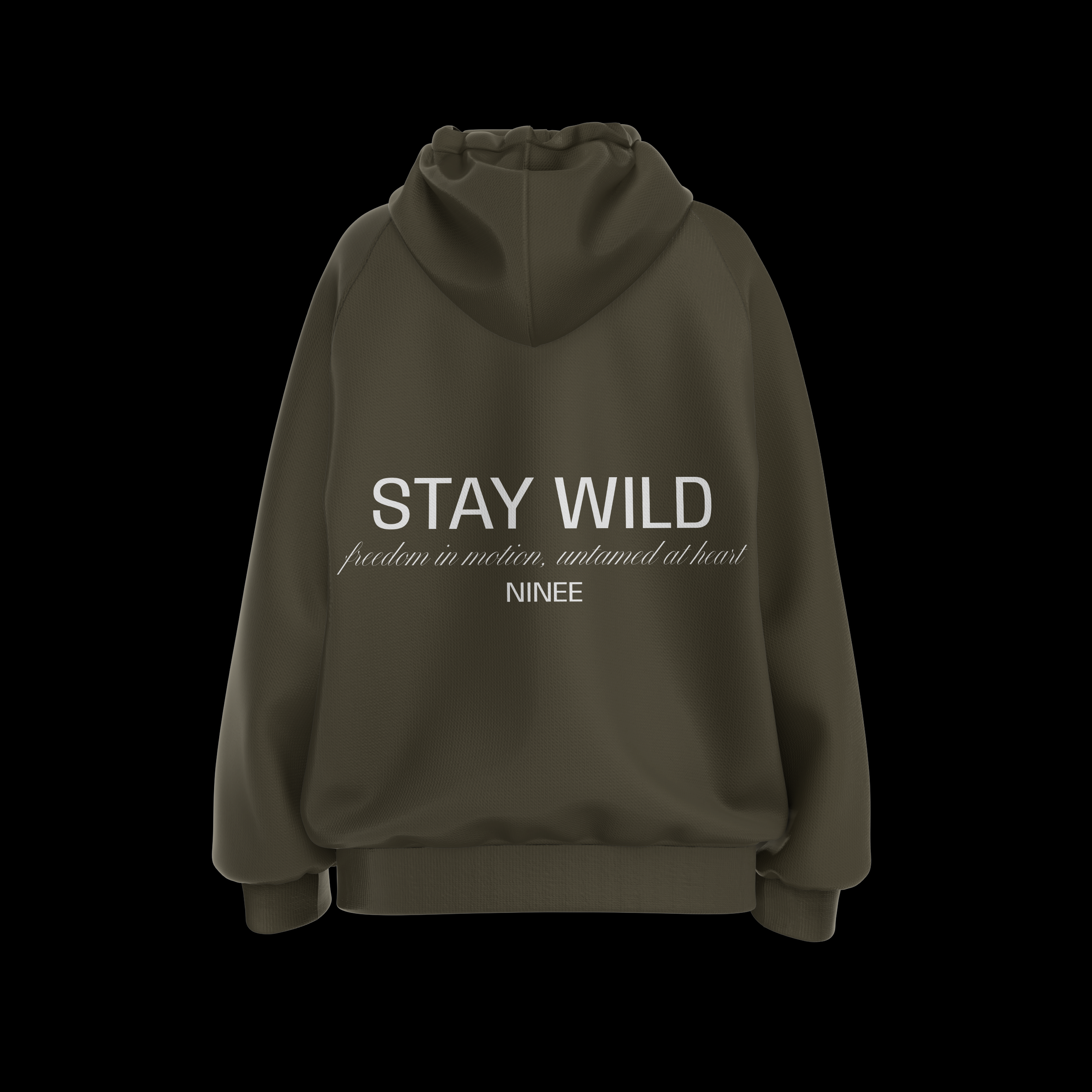 MOLETOM ZIPPERED LIMITED STAY WILD