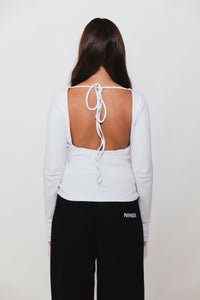Backless Manga Longa